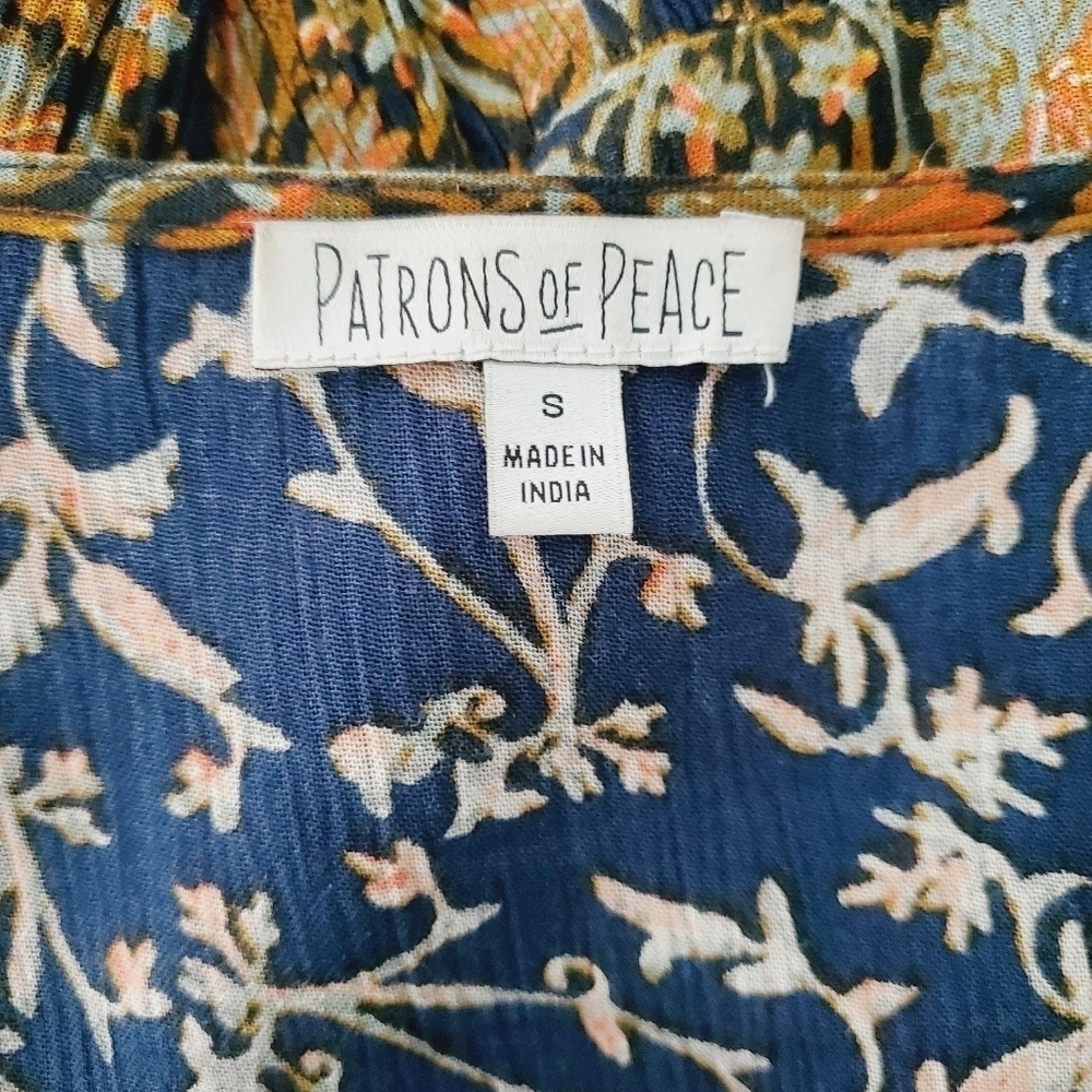 Patrons of Peace Dress Floral Boho - Picture 4 of 5